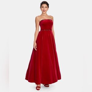 The Mariah Dress Christmas Dress Velvet